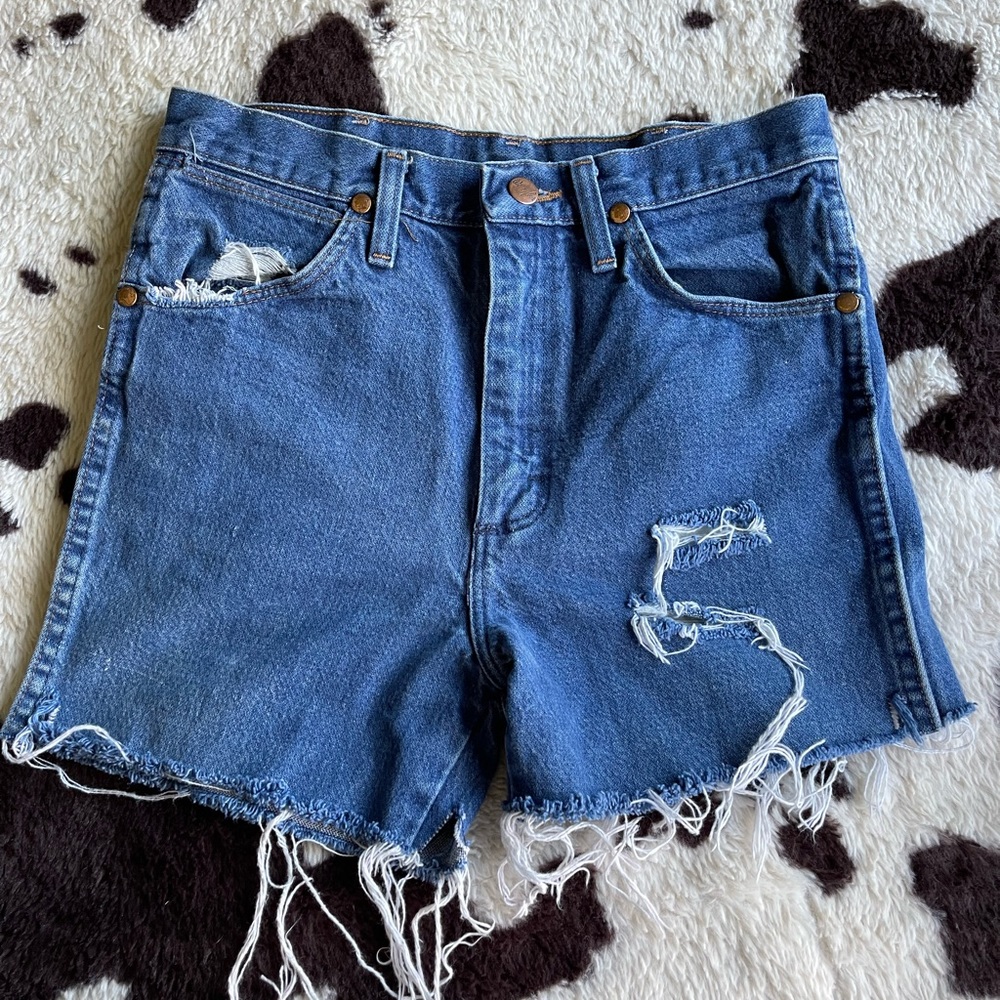 Vintage Wrangler cutoffs